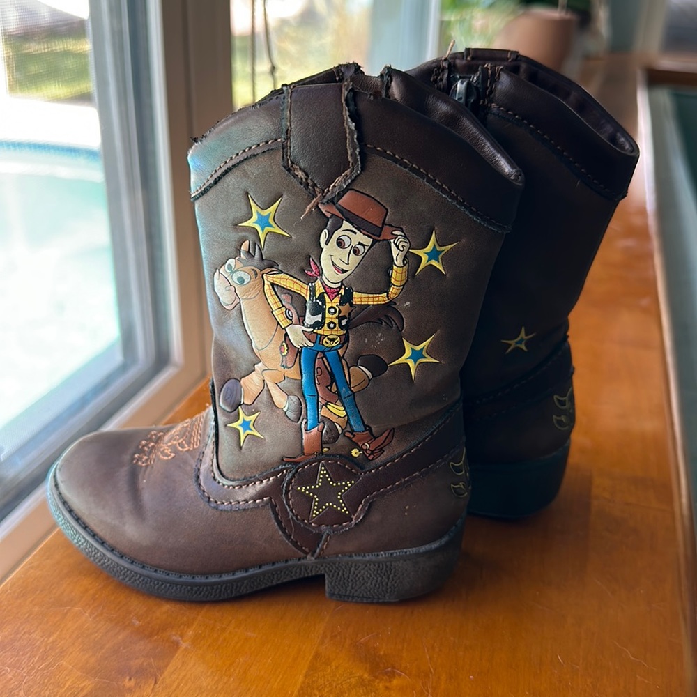 Disney Pixar Toddler Toy Story Boots Sz 6